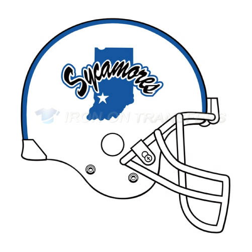 Indiana State Sycamores Logo T-shirts Iron On Transfers N4637 - Click Image to Close